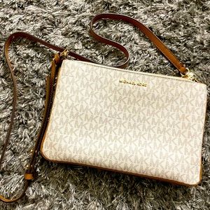 Michael Kors Signature Double Pouch Crossbody
